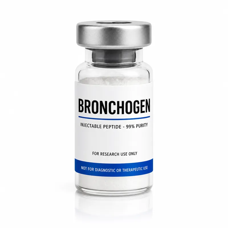 Vial de Bronchogen, insumo de referencia para investigación