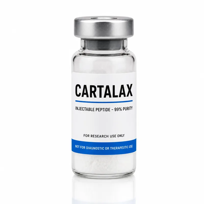 Vial de Cartalax, insumo de referencia para investigación