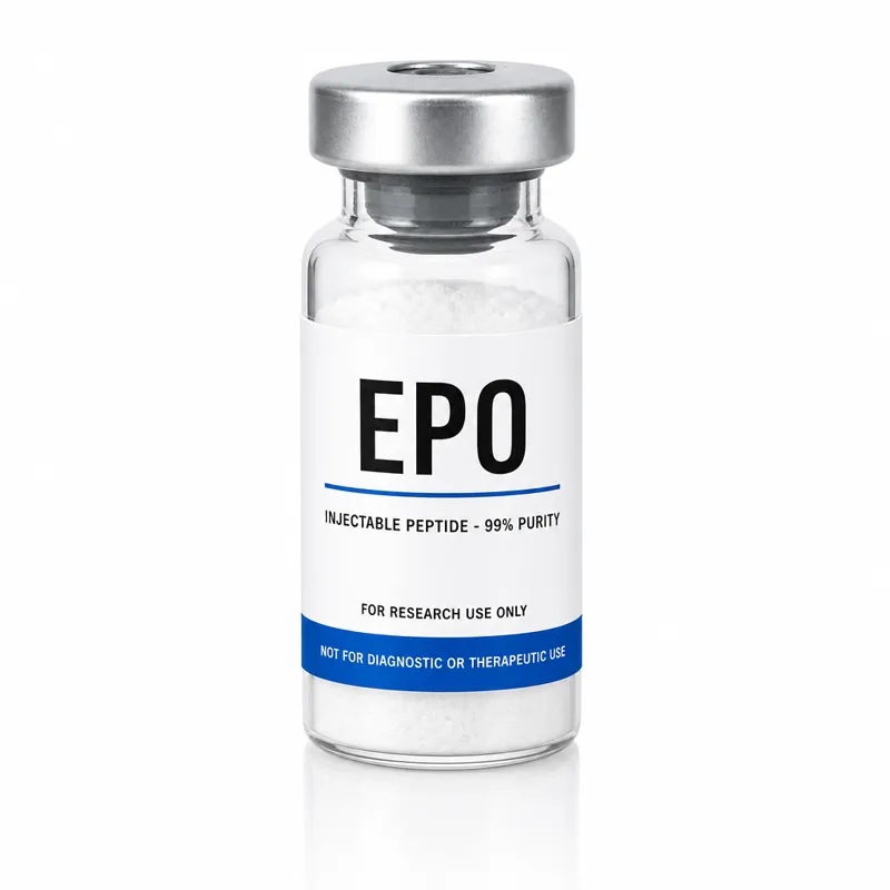 Vial de EPO, insumo de referencia para investigación