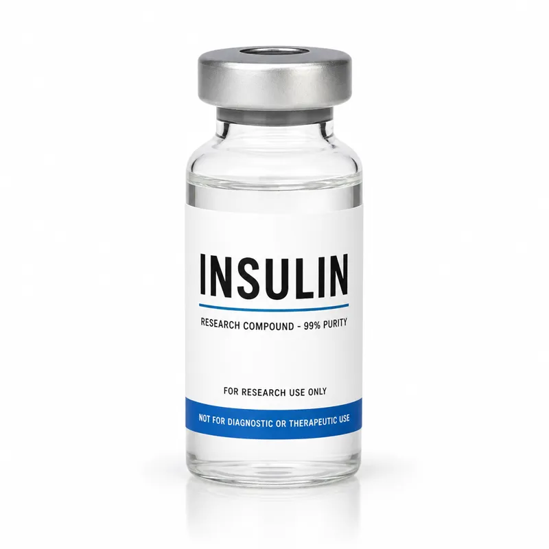 Vial de Insulin, insumo de referencia para investigación