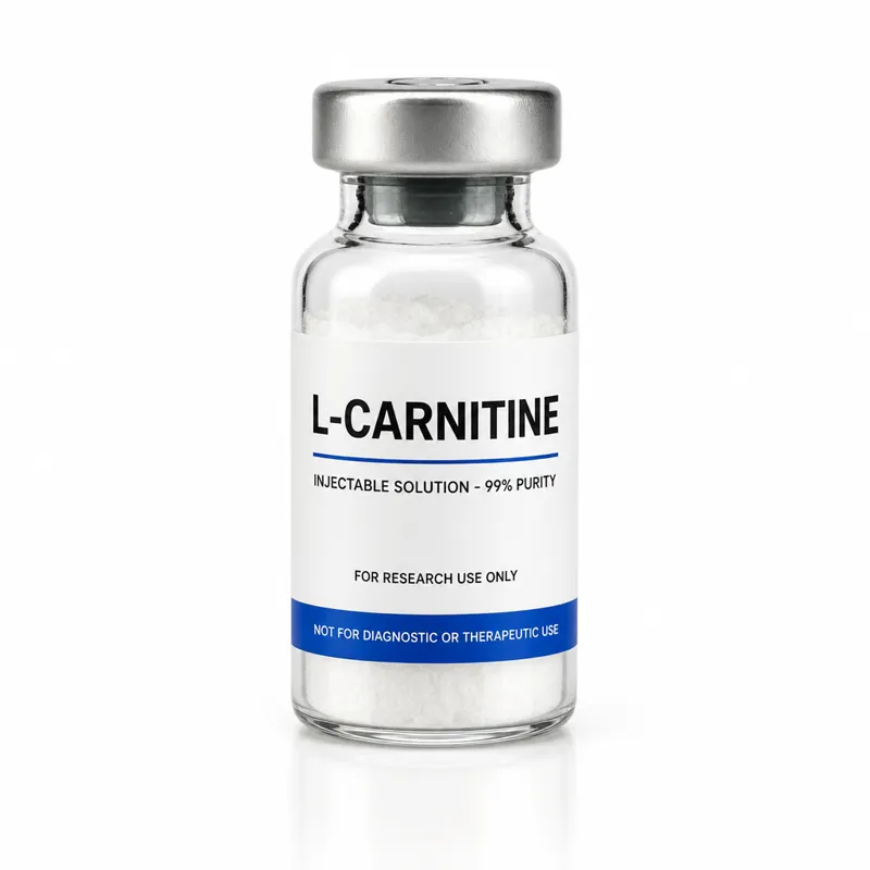Vial de L-carnitine, insumo de referencia para investigación