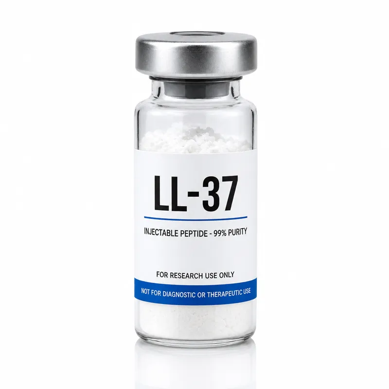 Vial de LL37, insumo de referencia para investigación