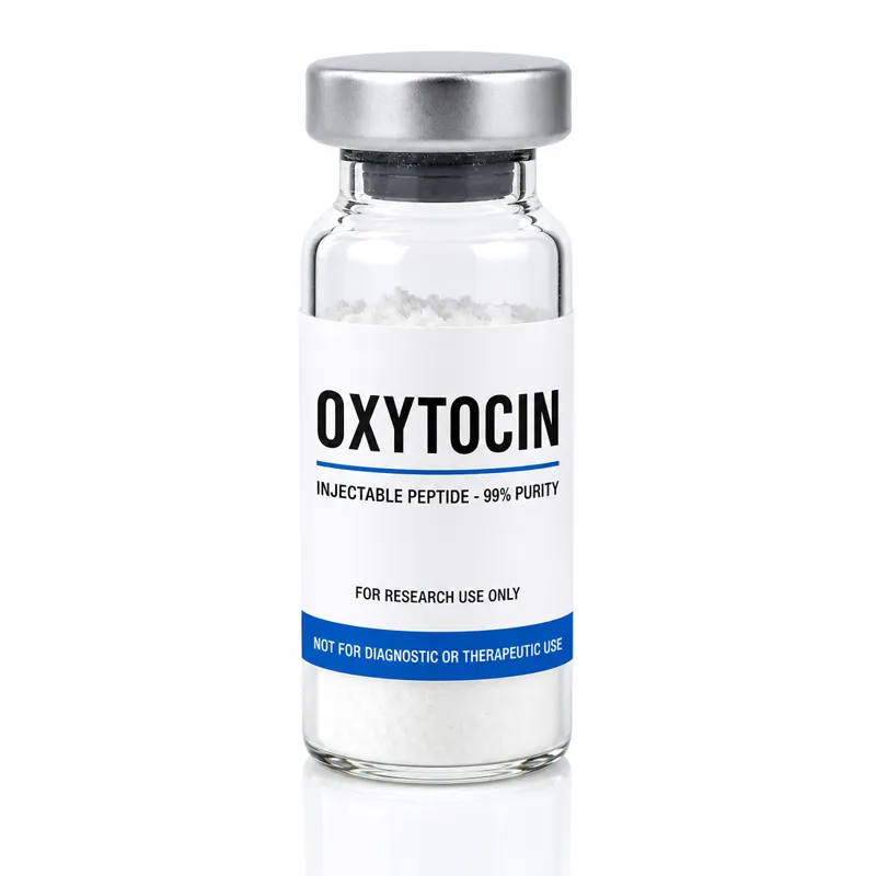 Vial de Oxytocin Acetate, insumo de referencia para investigación