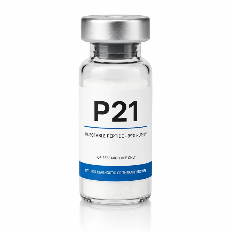 Vial de P21 (P021), insumo de referencia para investigación