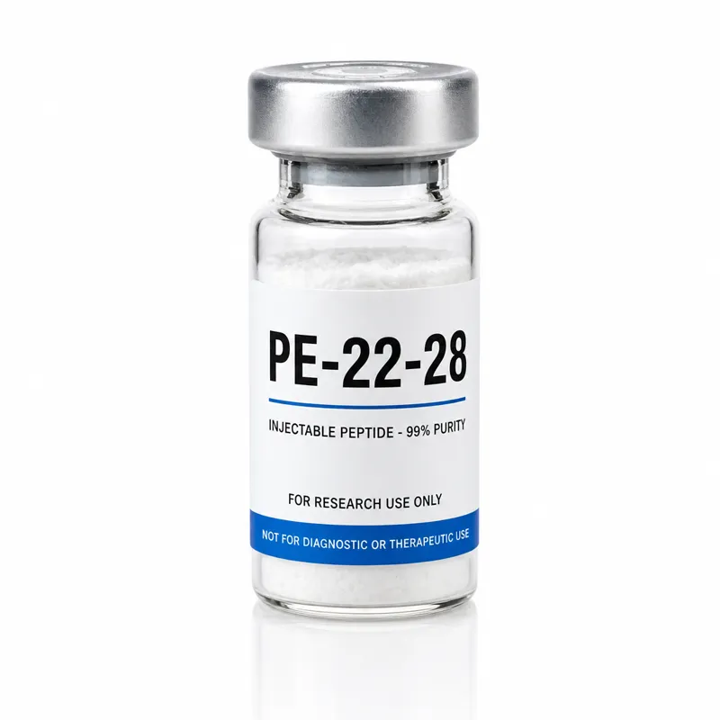 Vial de PE-22-28, insumo de referencia para investigación