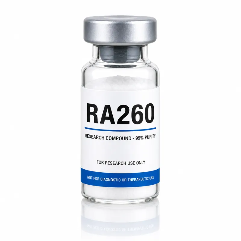Vial de RA260, insumo de referencia para investigación