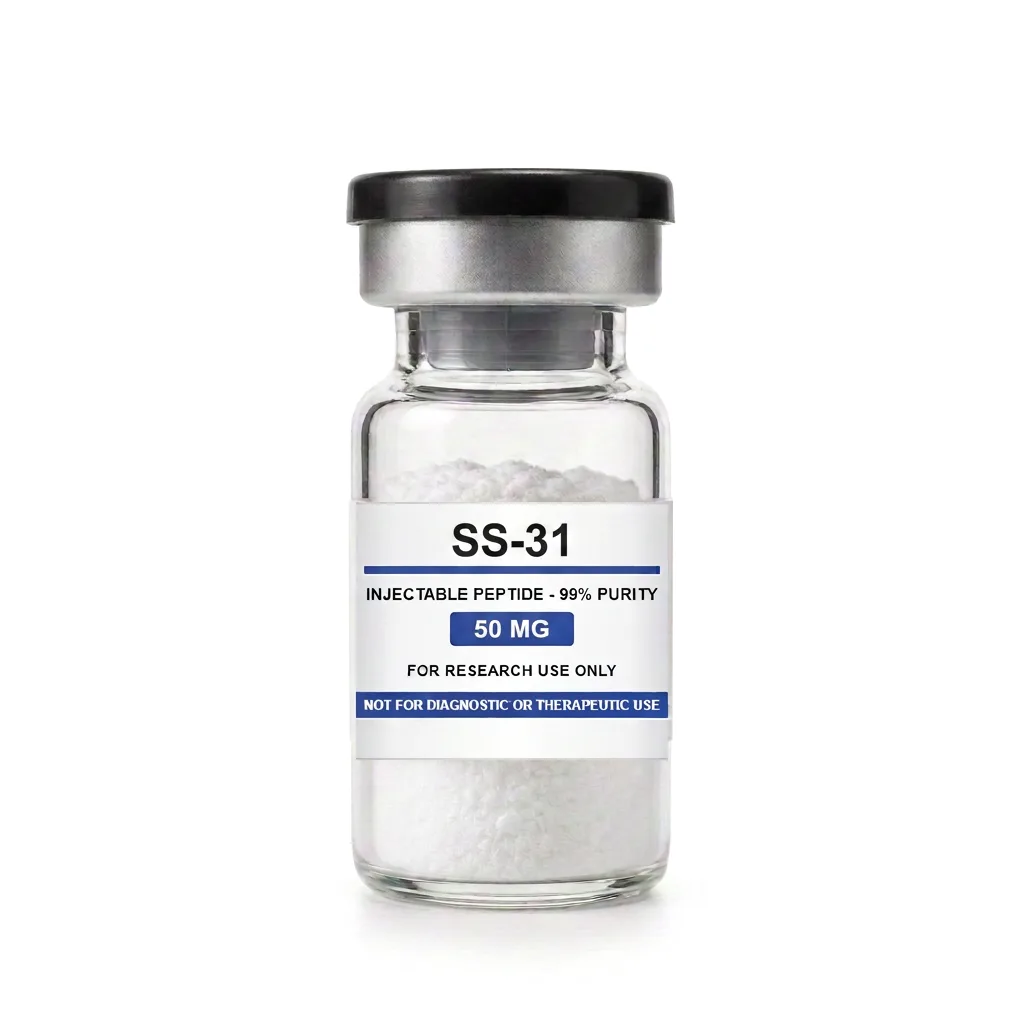 Vial de SS-31, insumo de referencia para investigación
