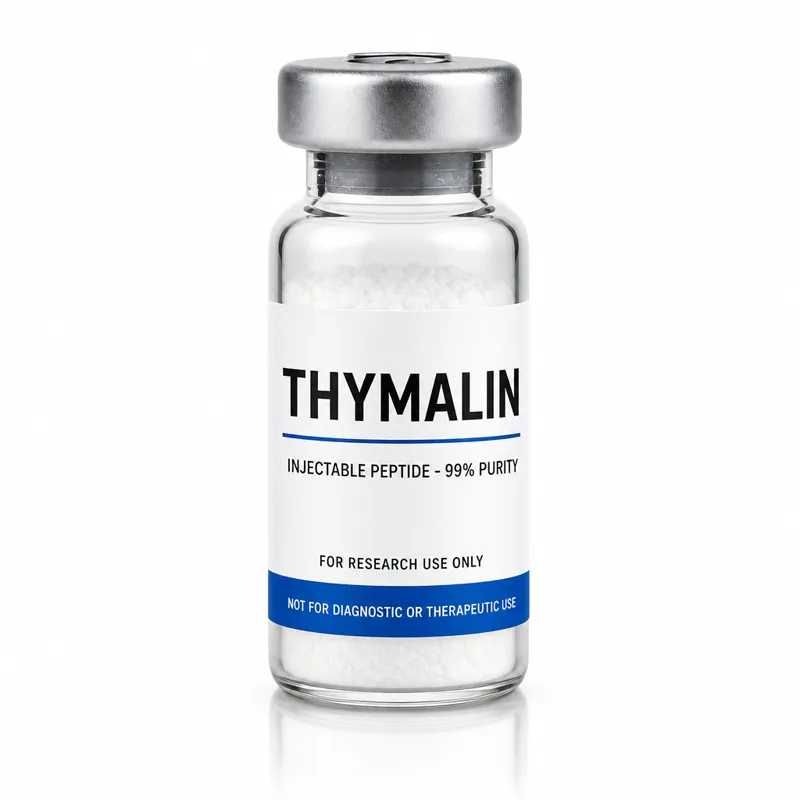 Vial de Thymalin, insumo de referencia para investigación